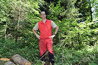 Ga�tan F�ssler, garde-forestier: vivre avec la for�t me rend heureux. Sainte-Cierges et environs, ao�t 2017 (cliquer ICI)