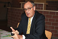interview de Guy Parmelin lors de sa venue � Pal�zieux � l�occasion de l�Ind�pendance vaudoise, le 24 janvier 2018