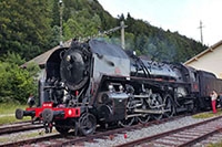 Embarquez � bord d�un train � vapeur unique au monde. Vallorbe, ao�t 2017