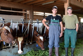 Cristiano et Bambi une histoire de c�ur � Ferme de Beauregard, Moudon, juillet 2018 - Reportage de Dany Schaer, journaliste photographe