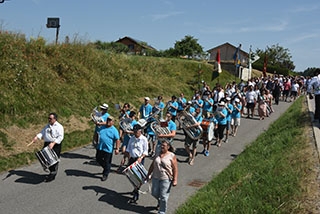 L�Abbaye de Chapelle enregistre un record de nouveaux membres. Chapelle-sur-Moudon, juillet 2019. Reportage de Dany Schaer, journaliste photographe