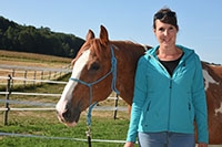 Equith�rapie, le cheval utilis� comme m�diateur - Ogens, Le Crin d�Herbe, septembre 2019 (cliquer ICI)