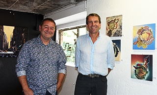 Guy-Claude Portmann, du Ch�ur de Bettens aux toiles de New-York. Ao�t 2019, reportage de Dany Schaer, journaliste photographe