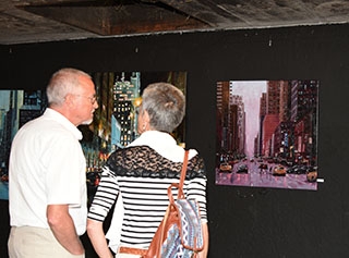 Guy-Claude Portmann, du Ch�ur de Bettens aux toiles de New-York. Ao�t 2019, reportage de Dany Schaer, journaliste photographe