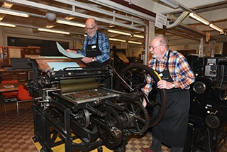Atelier-Mus�e Encre & Plomb: pour que l�esprit et l��me des typographes demeurent. Chavannes-pr�s-Renens, f�vrier 2019. Reportage de Dany Schaer, journaliste photographe