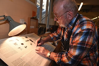 Atelier-Mus�e Encre & Plomb: pour que l�esprit et l��me des typographes demeurent. Chavannes-pr�s-Renens, f�vrier 2019. Reportage de Dany Schaer, journaliste photographe
