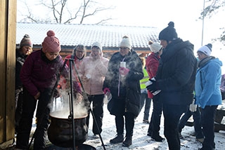 Les Paysannes vaudoises en course sur le Plateau du Jorat - Thierrens, 26 janvier 2019 - Reportage de Dany Schaer, journaliste photographe