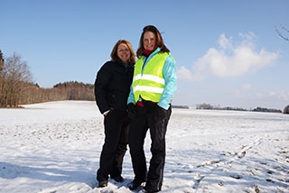 Les Paysannes vaudoises en course sur le Plateau du Jorat - Thierrens, 26 janvier 2019 - Reportage de Dany Schaer, journaliste photographe