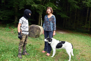 La vie en for�t des coureurs des bois - Ane Aventure, Chapelle-sur-Moudon, samedi 19 septembre 2020. Reportage de Dany Schaer, journaliste photographe