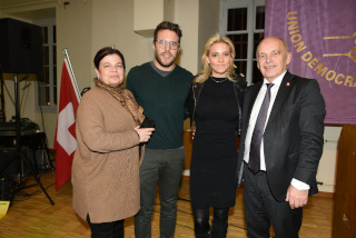 Ueli Maurer et C�line Amaudruz f�tent l�Ind�pendance vaudoise. Moudon, 24 janvier 2020 - Reportage de Dany Schaer, journaliste photographe