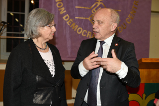 Ueli Maurer et C�line Amaudruz f�tent l�Ind�pendance vaudoise. Moudon, 24 janvier 2020 - Reportage de Dany Schaer, journaliste photographe