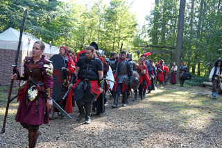 Un jeu de r�le au c�ur du Bois des Brigands - Association GN Azoria - Thierrens, septembre 2020 - Reportage de Dany Schaer, journaliste photographe