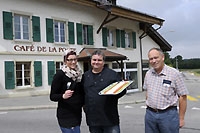 Caf�-restaurant de la Poste, Villars-Mendraz, Yann Cavin, juin 2015 (cliquer ICI)