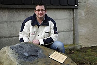 Pierre-Alain Rosset, tailleur de pierre - Ogens, février 2011 (Cliquer ICI)